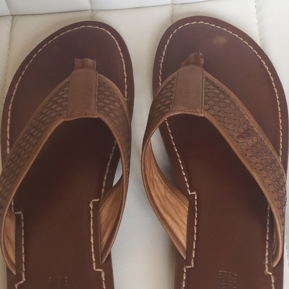 EUC Mens Johnston And Murphy 13M Brown Sandal - Picture 5 of 14
